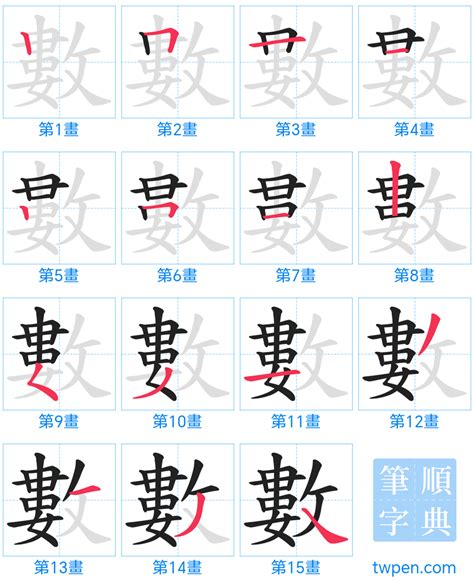 之筆劃數|筆順字典